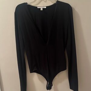 Express Fashon / One eleven Black Long Sleeve Bodysuit